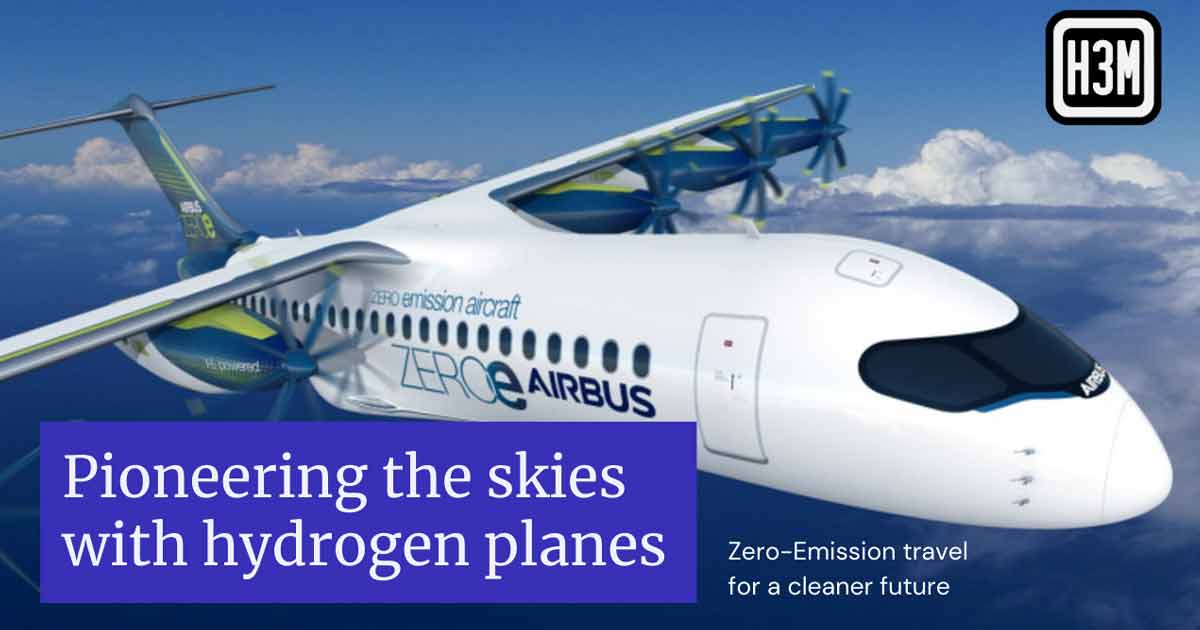 Read more about the article Hydrogen Planes Zero-Emission: Pioneering the Skies with Sustainable Aviation